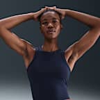 Nike One Fitted Women's Dri-FIT Cropped Tank Top. Nike CH